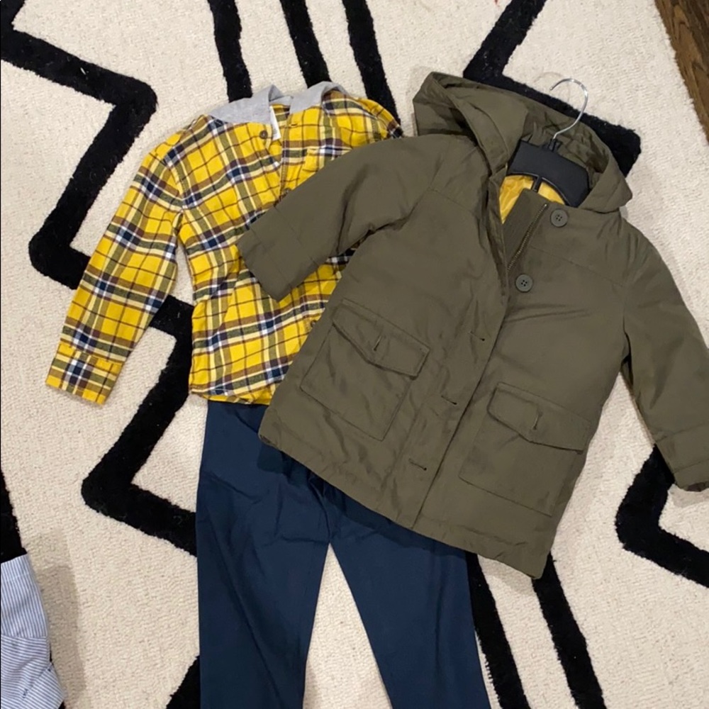 Gap jacket and Carter's outfit